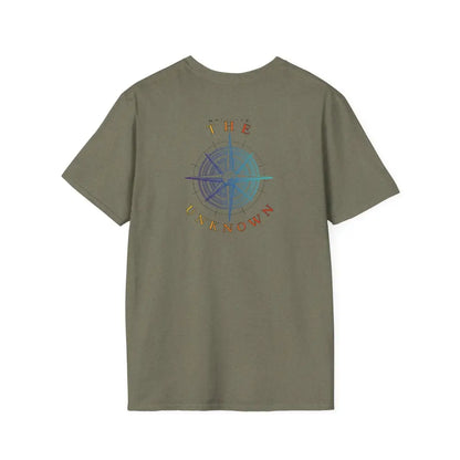 Navigate the Unknown *Back Graphic Design Double R Western Universal Comfort Tee T Shirt