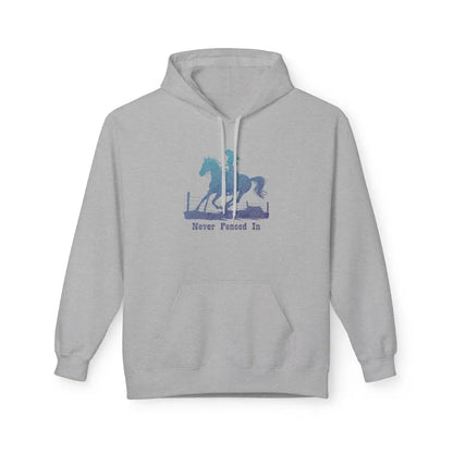 ’Never Fenced In’ Double R Western’s Women’s Hooded Sweatshirt Sport Grey / S Hoodie