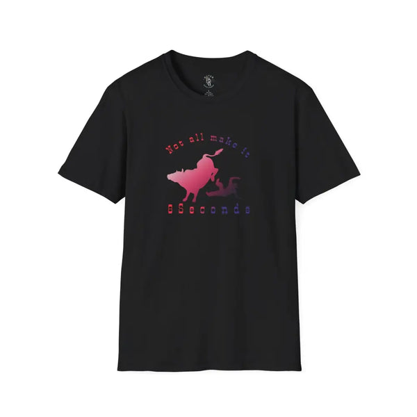 ’Not All Make It 8 Seconds’ Double R Western’s™ Softstyle T Shirt XS / Black T Shirt