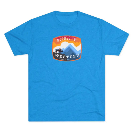 ’On the Edge’ Double R Western’s™ Tri Blend Crew Tee T Shirt