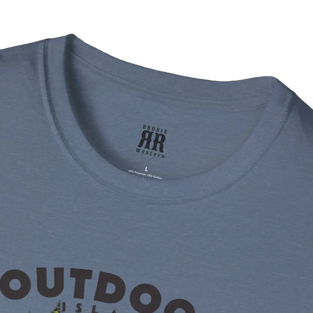 Outdoor Island Comfort Tee – Adventure Awaits - Double R Western’s Hot Off The Trail - T-Shirt
