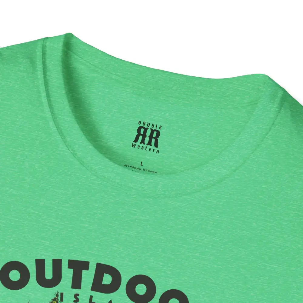 Outdoor Island Comfort Tee – Adventure Awaits - Double R Western’s Hot Off The Trail - T-Shirt