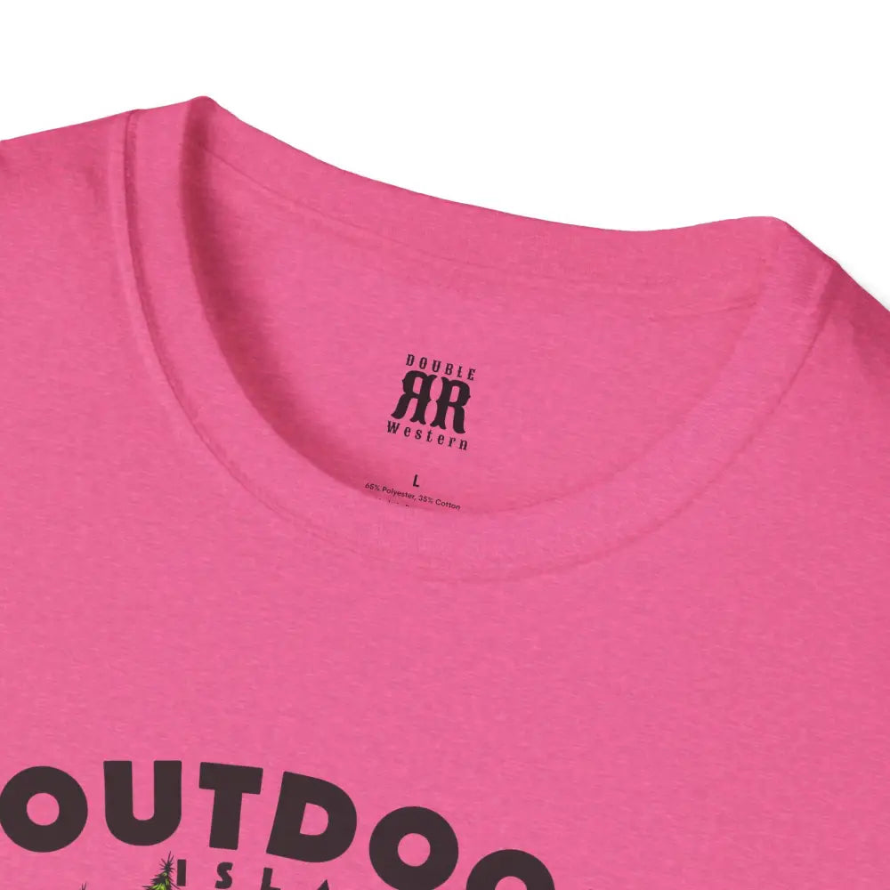 Outdoor Island Comfort Tee – Adventure Awaits - Double R Western’s Hot Off The Trail - T-Shirt