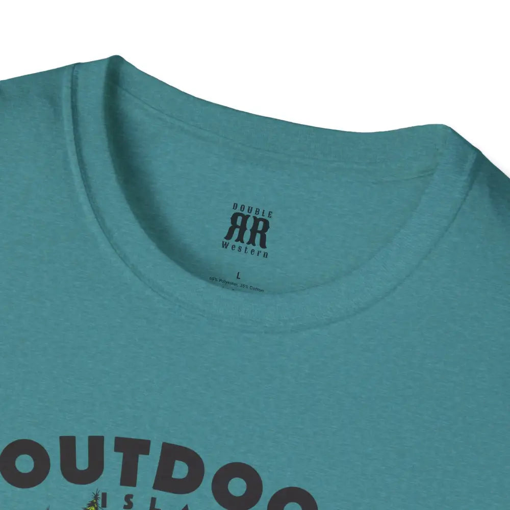 Outdoor Island Comfort Tee – Adventure Awaits - Double R Western’s Hot Off The Trail - T-Shirt