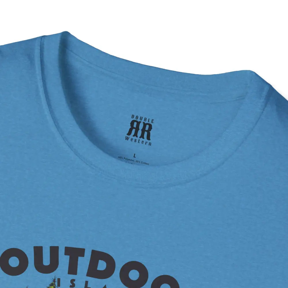 Outdoor Island Comfort Tee – Adventure Awaits - Double R Western’s Hot Off The Trail - T-Shirt