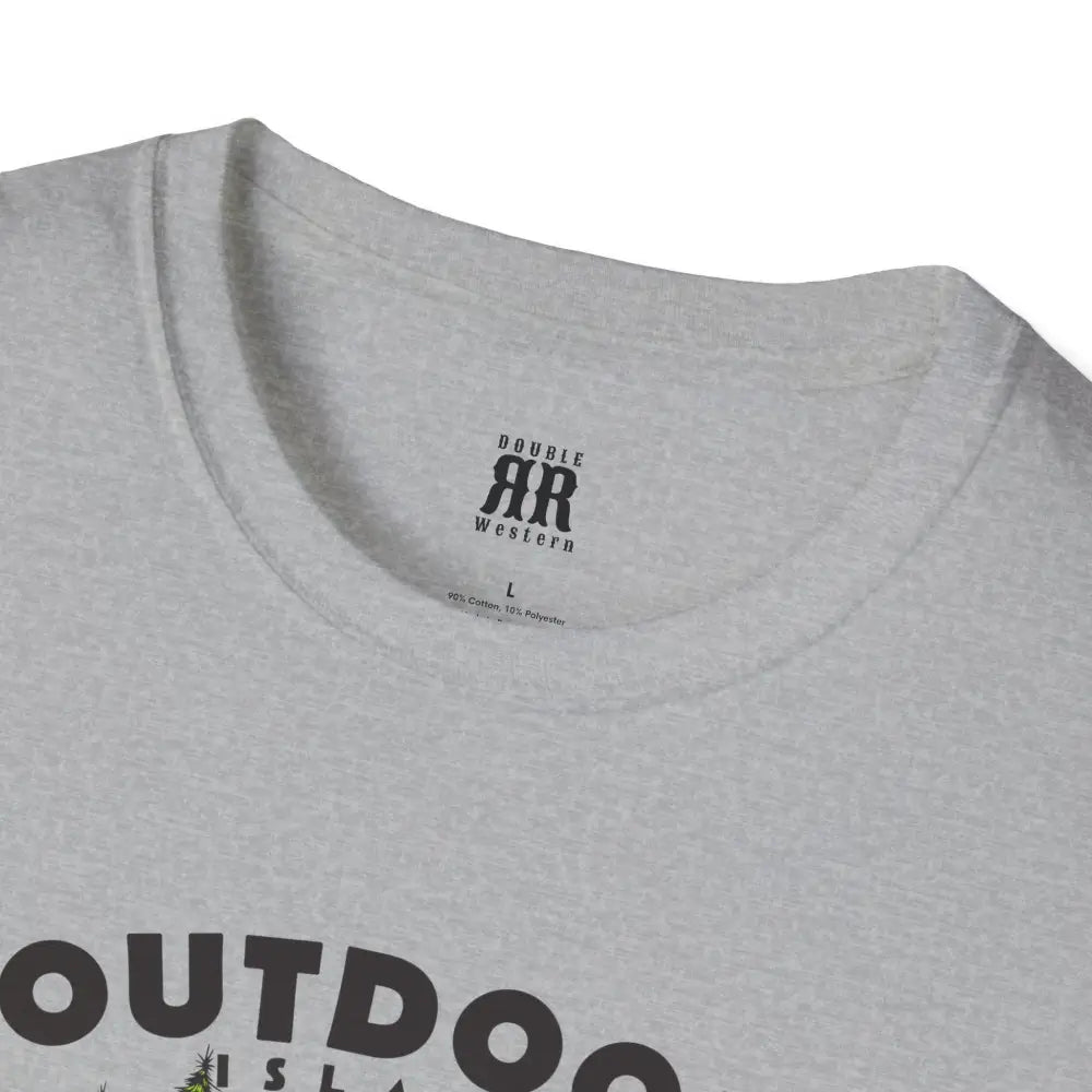 Outdoor Island Comfort Tee – Adventure Awaits - Double R Western’s Hot Off The Trail - T-Shirt
