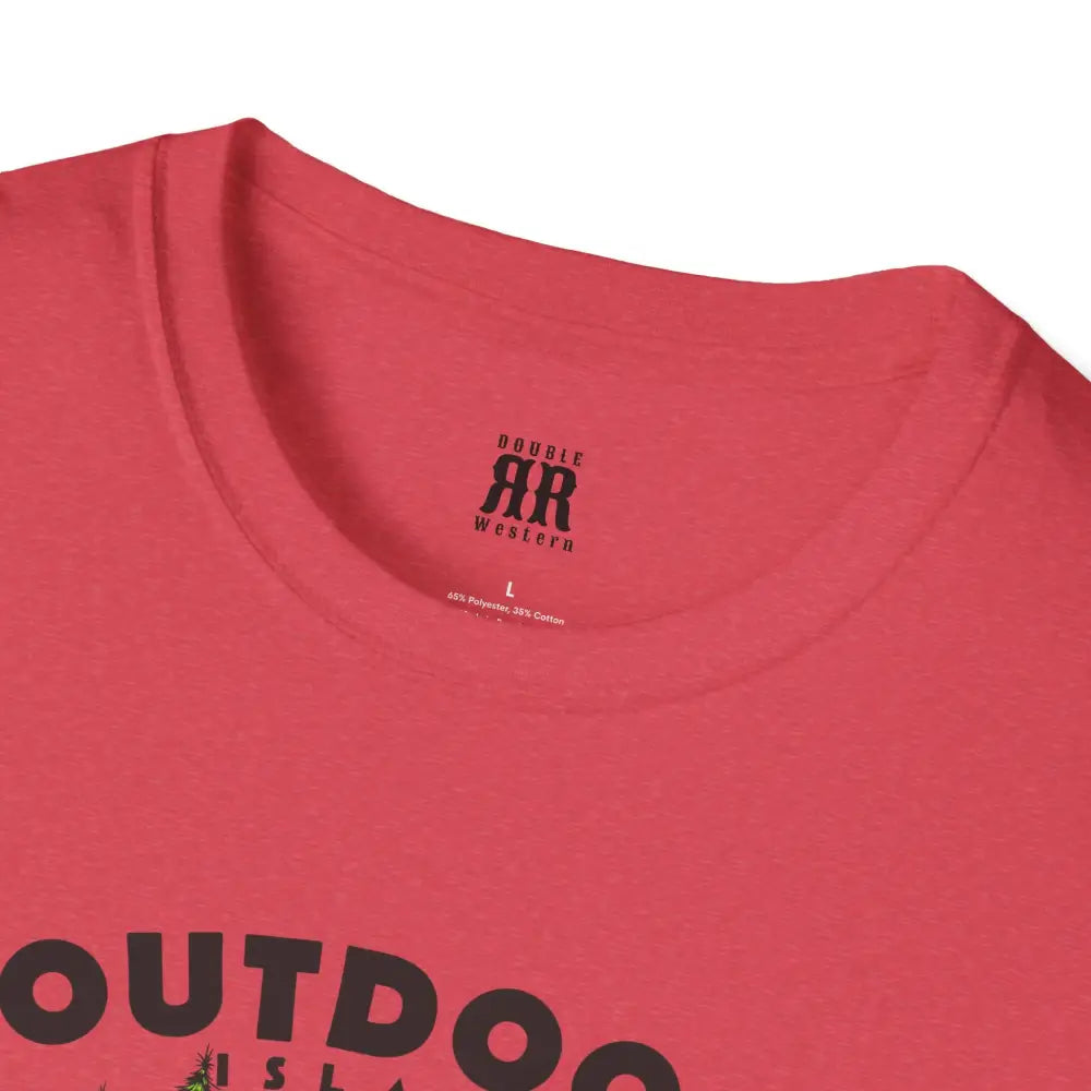 Outdoor Island Comfort Tee – Adventure Awaits - Double R Western’s Hot Off The Trail - T-Shirt