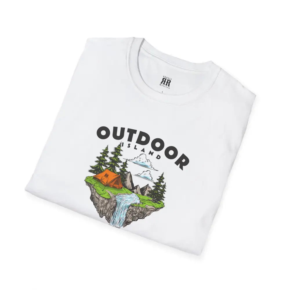 Outdoor Island Comfort Tee – Adventure Awaits - Double R Western’s Hot Off The Trail - T-Shirt