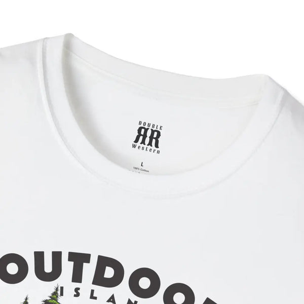 Outdoor Island Comfort Tee – Adventure Awaits Double R Western’s Hot Off The Trail T Shirt