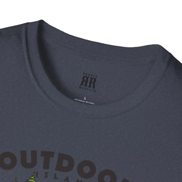Outdoor Island Comfort Tee – Adventure Awaits Double R Western’s Hot Off The Trail T Shirt