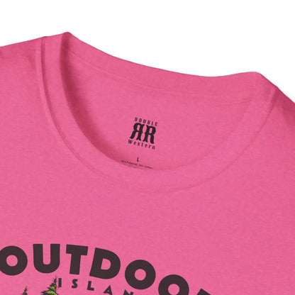 Outdoor Island Comfort Tee – Adventure Awaits Double R Western’s Hot Off The Trail T Shirt