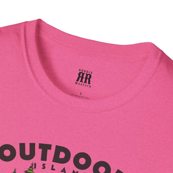 Outdoor Island Comfort Tee – Adventure Awaits Double R Western’s Hot Off The Trail T Shirt