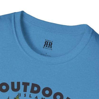 Outdoor Island Comfort Tee – Adventure Awaits Double R Western’s Hot Off The Trail T Shirt