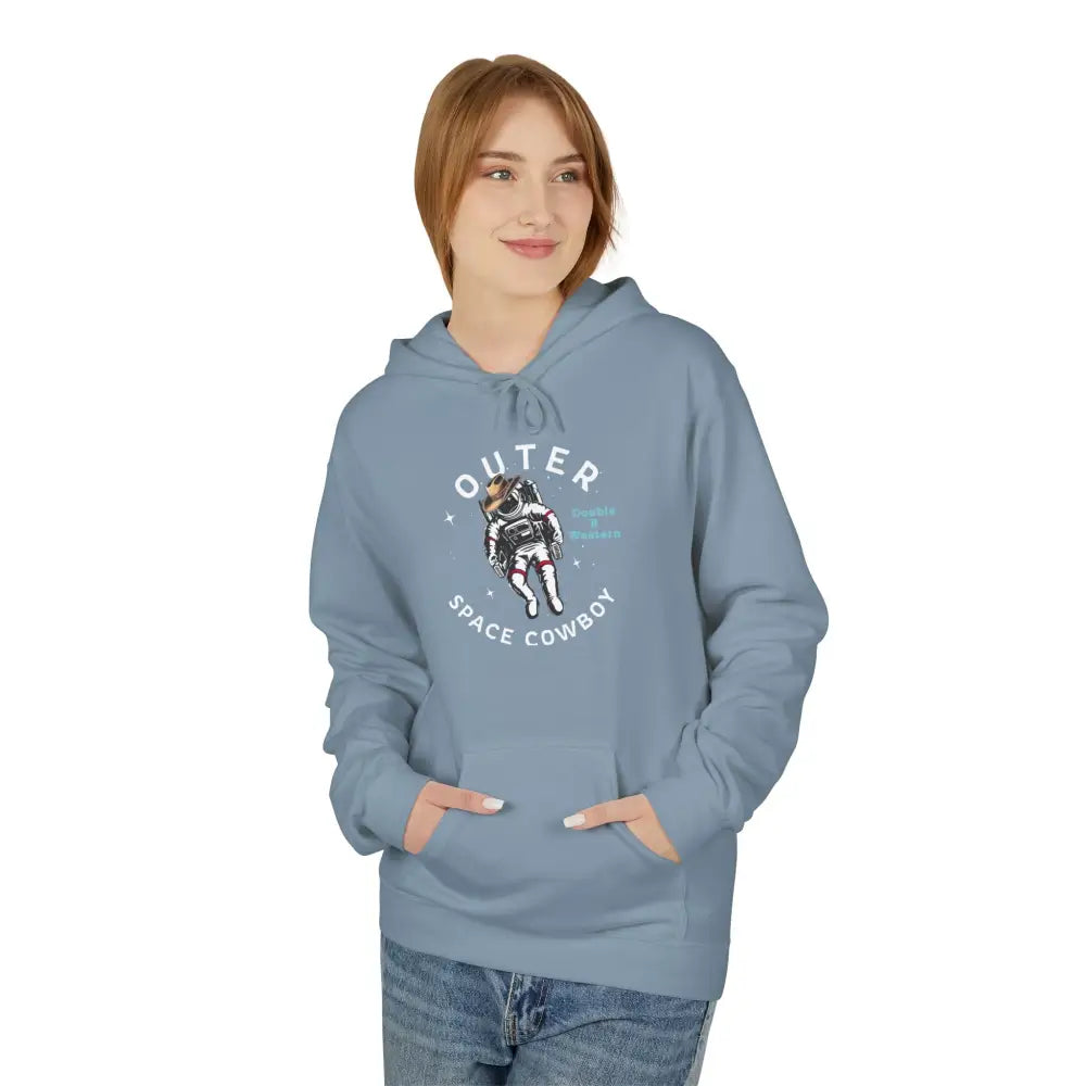 ’Outer Space Cowboy’ Double R Western’s Men’s Hooded Sweatshirt Hoodie