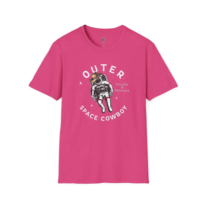 ’Outer Space Cowboy’ Tee Double R Western’s™ S / Heliconia T Shirt