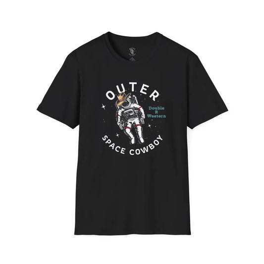 ’Outer Space Cowboy’ Tee- Double R Western’s™ - XS / Black - T-Shirt