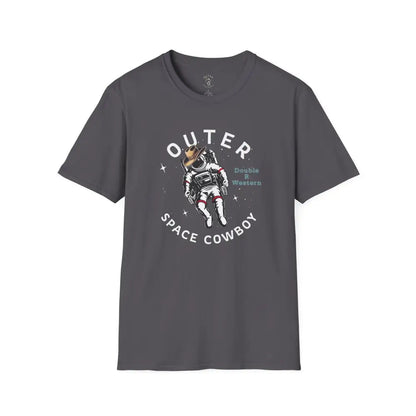 ’Outer Space Cowboy’ Tee- Double R Western’s™ - XS / Charcoal - T-Shirt