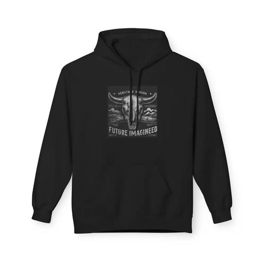 ’Renew & Restore Future reimagined’ - Double R Western’s - Midweight Soft style Fleece Hoodie - S / Black - Hoodie