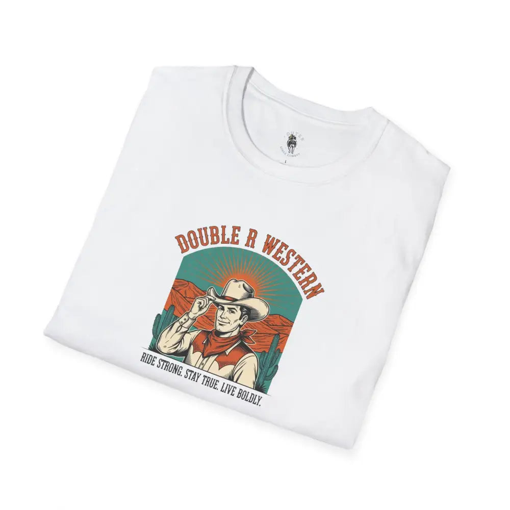Retro Western Vintage Tee – Unisex Old West Style T Shirt