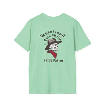 ’Ride Faster’ - Double R Western’s™- Soft Style T-Shirt - S / Mint Green - T-Shirt