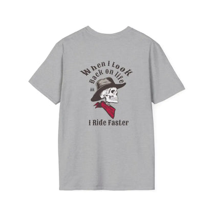 ’Ride Faster’ - Double R Western’s™- Soft Style T-Shirt - XS / Sport Grey - T-Shirt