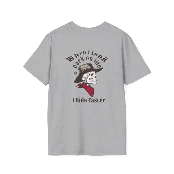 ’Ride Faster’: Double R Western’s™ Soft Style T Shirt XS / Sport Grey T Shirt