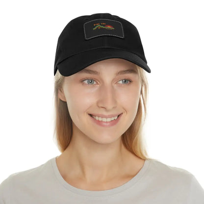 ’Ride the Sunset’ Double R Western’s Dad Hat with Leather Patch (Rectangle) Hats