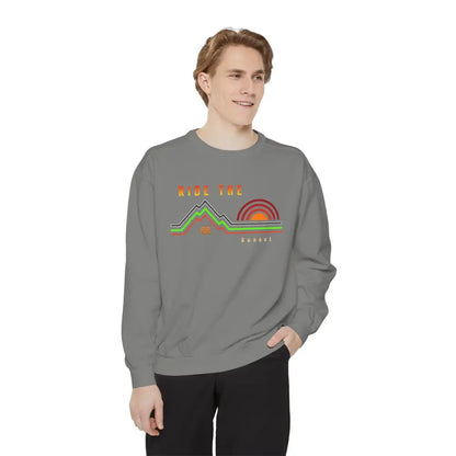 ’Ride the Sunset’ Double R western’s Dyed Sweatshirt Sweatshirt