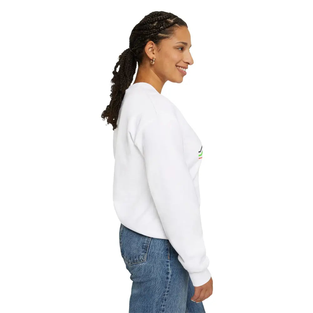 ’Ride the sunset’ Double R Western’s Women’s Heavy Blend™ Crewneck Sweatshirt - Sweatshirt