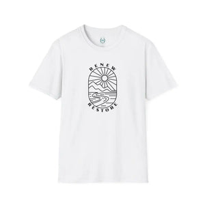 ’RR Adventure Tee.’ Double R western’s™ Tri Blend Crew Tee L / White T Shirt
