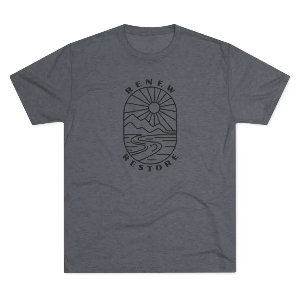 ’RR Adventure Tee.’ -Double R western’s™ Tri-Blend Crew Tee - S / Tri-Blend Premium Heather - T-Shirt