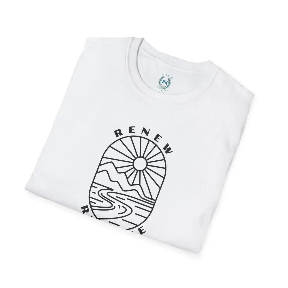 ’RR Adventure Tee.’ Double R western’s™ Tri Blend Crew Tee T Shirt