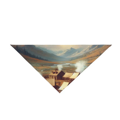 ’Rustic Teton’ Double R Western’s Adventure Pet Bandana 20’’ × 10’’ Pets