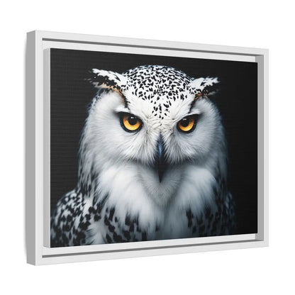 Sacred Snow Owl Framed Canvas - Double R Western™ - Canvas