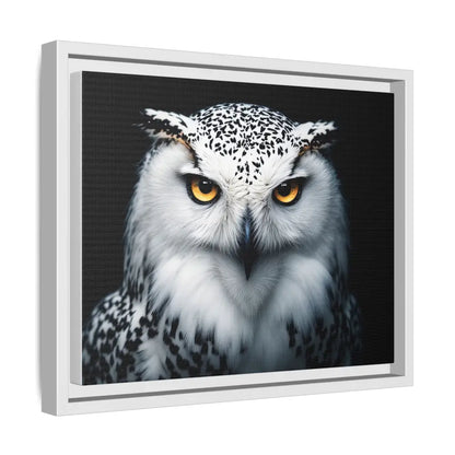 Sacred Snow Owl Framed Canvas - Double R Western™ - Canvas