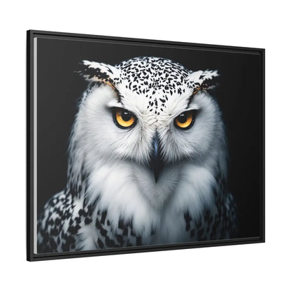 Sacred Snow Owl Framed Canvas - Double R Western™ - Canvas