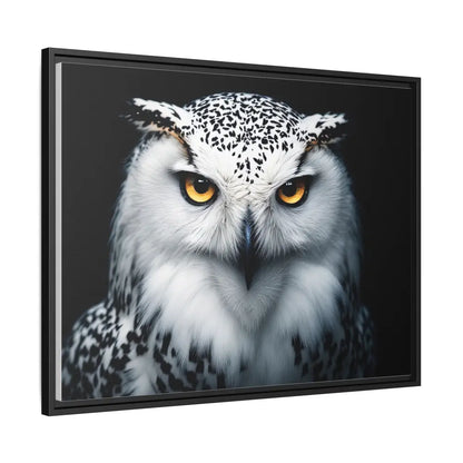 Sacred Snow Owl Framed Canvas - Double R Western™ - Canvas