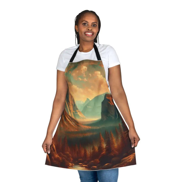 ’Sierra Spirit Chef Apron’ Double R Western’s Western BBQ & Kitchen Apron One size / Black All Over Prints