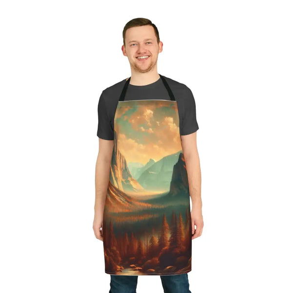 ’Sierra Spirit Chef Apron’ Double R Western’s Western BBQ & Kitchen Apron One size / Black All Over Prints
