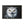 Framed owl wall canvas with white and gray owl, orange eyes, dark brown frame