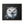 Framed owl wall canvas with white and gray owl, orange eyes, dark brown frame
