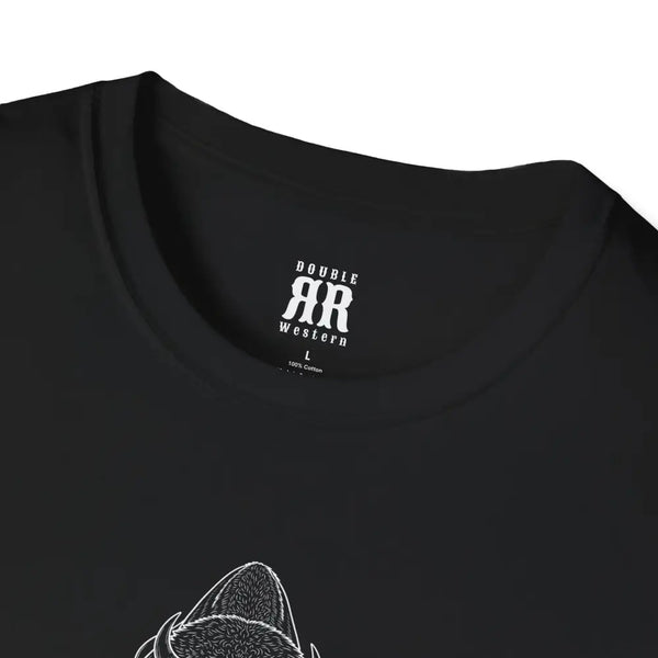 Spirit Line “Roam Free” White Bison Tee – Double R Western™ Hot Off The Trail T Shirt