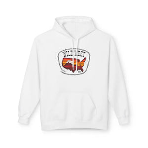 ’Sunset Trails’ Double R western Women’s Hooded Sweatshirt White / S Hoodie