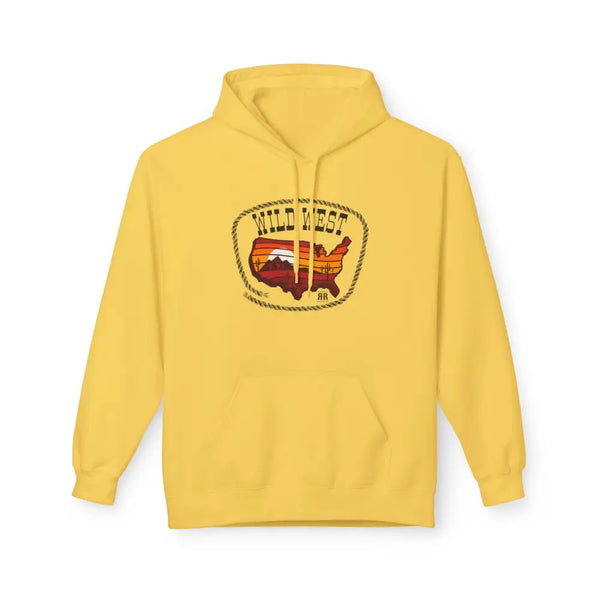 ’Sunset Trails’ Double R Western’s Men’s Hooded Sweatshirt Daisy / S Hoodie