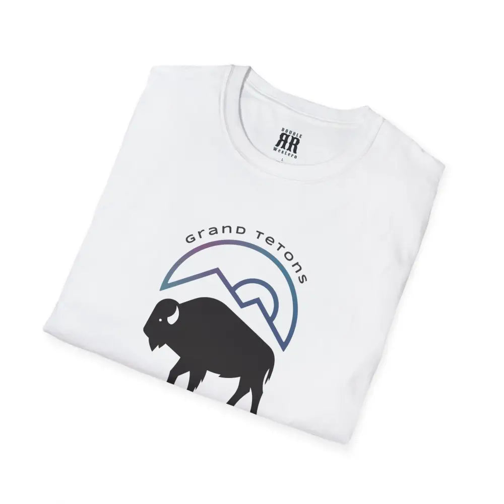 ’Teton Free’ - Double R Western’s™ - Men’s Softstyle T-Shirt - T-Shirt