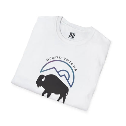 ’Teton Free’ - Double R Western’s™ - Men’s Softstyle T-Shirt - T-Shirt