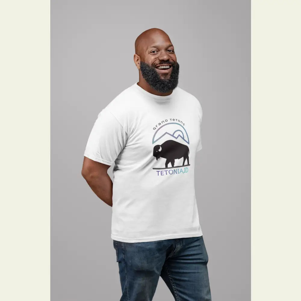 ’Teton Free’ - Double R Western’s™ - Men’s Softstyle T-Shirt - T-Shirt