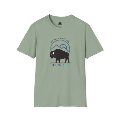 ’Teton Free’ Double R Western’s™ Softstyle T Shirt S / Sage T Shirt
