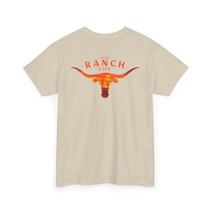 ’That Ranch Life’ Double R Western’s ™ Heavy Cotton Tee Back Graphic Design T Shirt