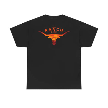 ’That Ranch Life’ Double R Western’s ™ Heavy Cotton Tee Back Graphic Design T Shirt